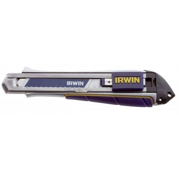 IRWIN Cutter lame bi metal et poignee Pro Touch Largeur de la lame 18 mm
