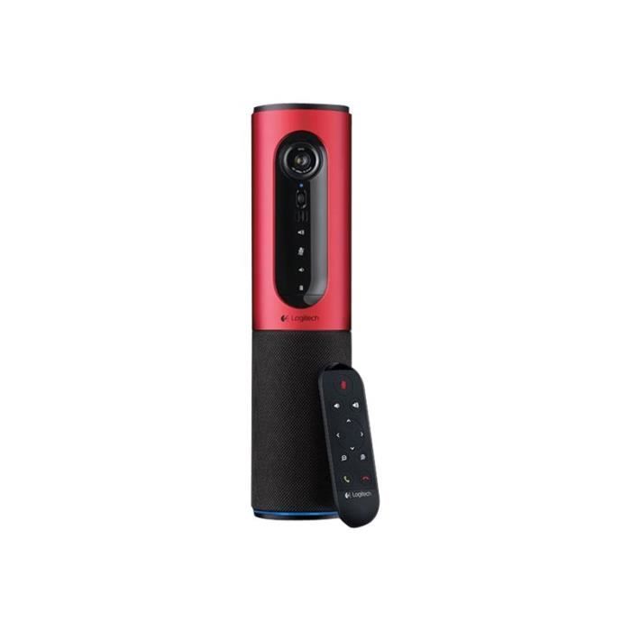LOGITECH Connect Caméra pour vidéoconférence - Rouge