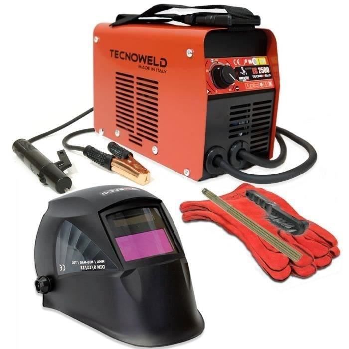 TECNOWELD Poste à souder Inverter ES 2500 80A avec mallette et accessoires