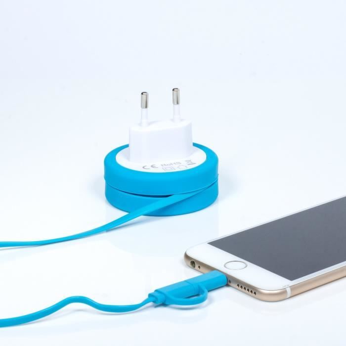 SWIPE Câble de recharge Yo-Yo - Bleu