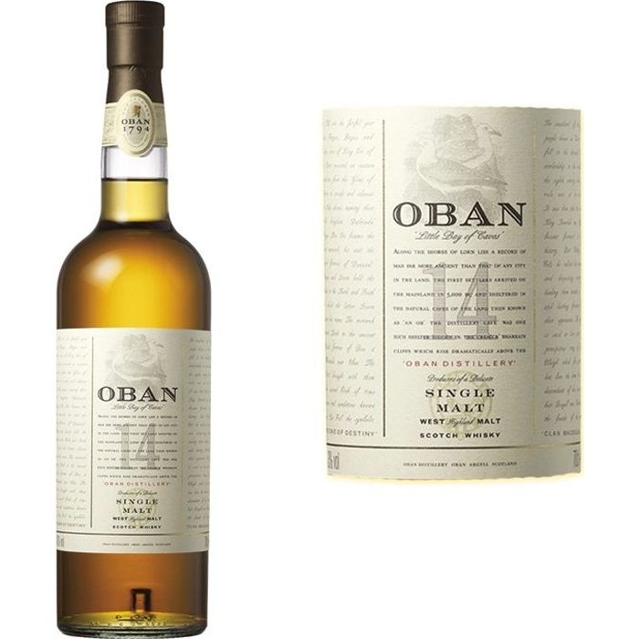 Oban 14 ans (70cl)   Achat / Vente Whisky Oban 14 ans