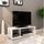 BOOM Meuble TV contemporain blanc mat - L 80 cm