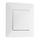 ARTEZO Interrupteur poussoir 10 A blanc
