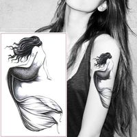 TATOO - BIJOU DE CORPS Bras de sirène étanche autocollant de tatouage tem TATOO - BIJOU DE CORPS Bras de sirène étanche autocollant de tatouage tem