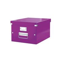 BOITE - MALLETTE LEITZ Boîte de Rangement Click & Store A4 Violet BOITE - MALLETTE LEITZ Boîte de Rangement Click & Store A4 Violet