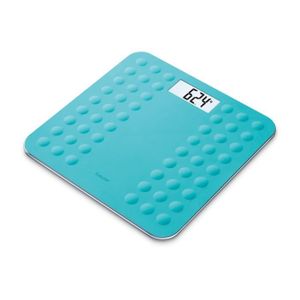 BEURER GS300 P?se-persone et Impédancem?tre avec surface en silicone antiglisse - Turquoise