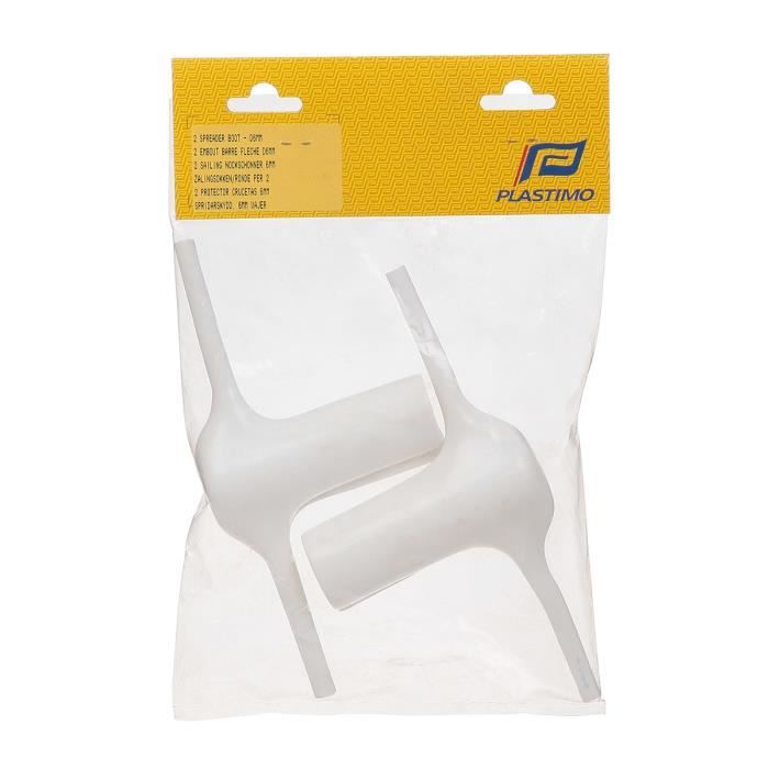 PLASTIMO Embouts de barre flèche - ø 6 mm x2