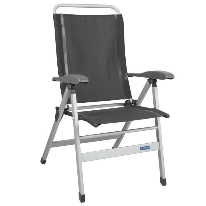 Fauteuil Confort - Aluminium - Gris