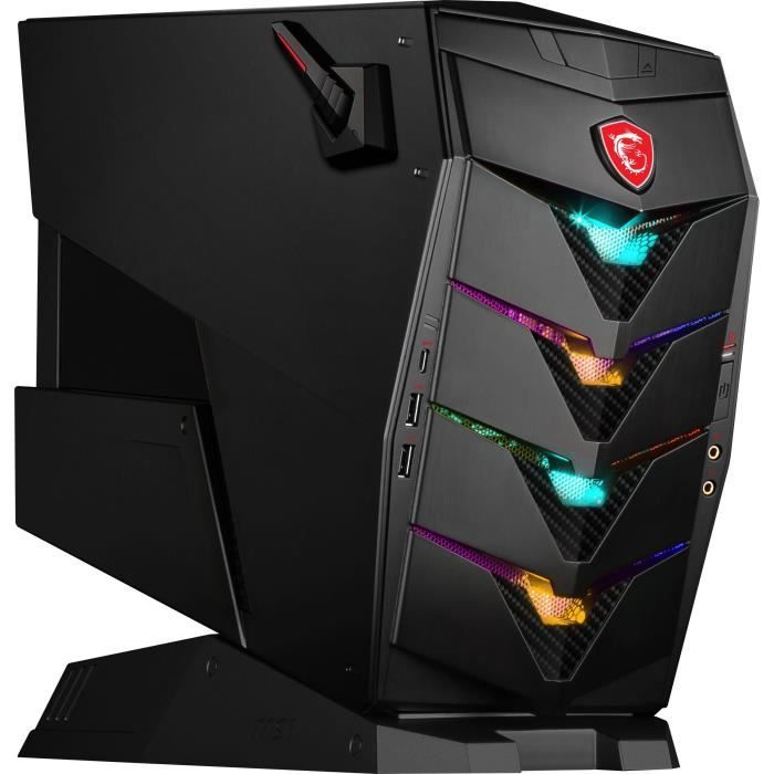 Unité Centrale Gamer - MSI Aegis 3 8RC-062XFR - Core i5-8400 - RAM 8Go - 1To HDD + 128Go SSD + 16Go Optane - GTX 1060 6Go - Sans OS