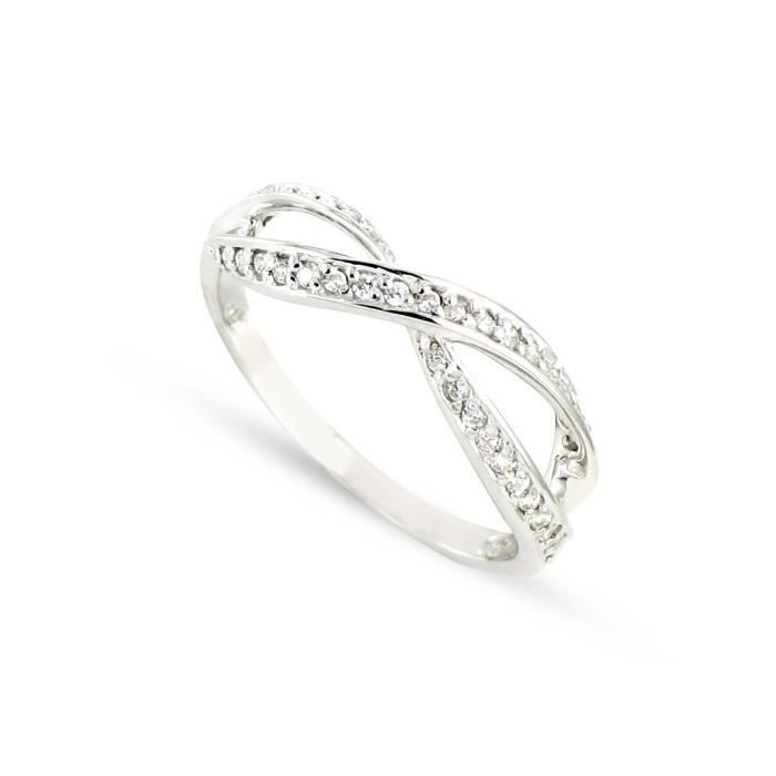 TOUS MES BIJOUX Bague Argent 925° Oxydes Zirconium