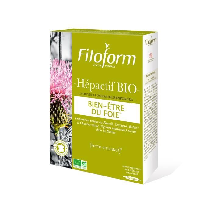 FITOFORM Hépactif Bio - 20 ampoules