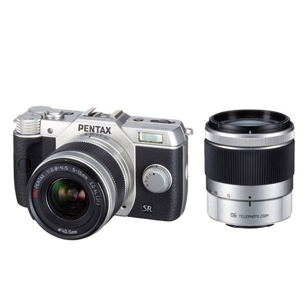 Silver + 5 15 + 15 45   Achat / Vente HYBRIDE PENTAX Q10 Silver + 5 15