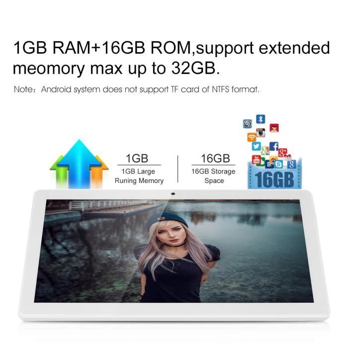 10.1" Tablette PC Tactile WiFi 3G 1Go + 16Go2