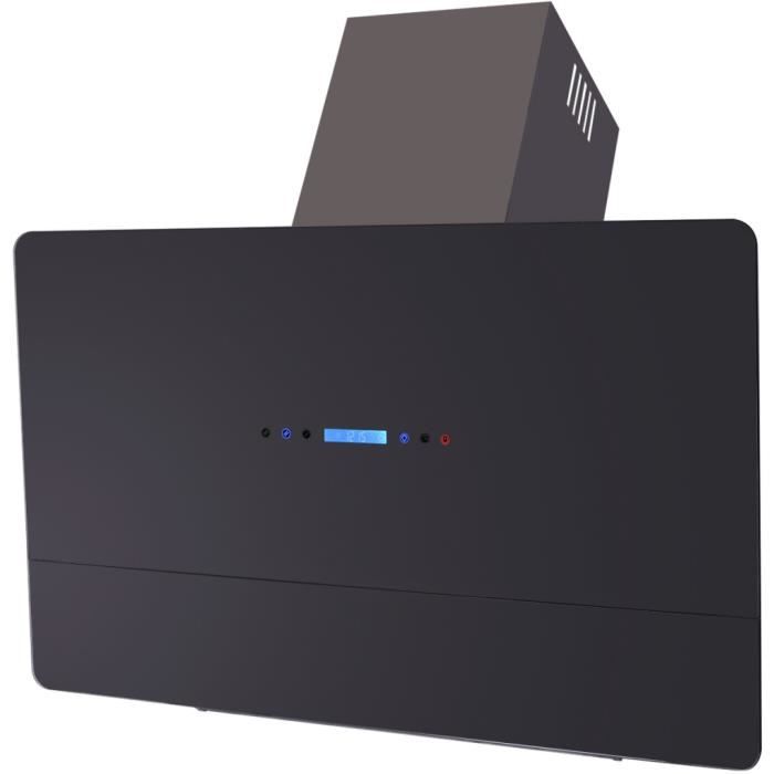 vidaXL Hotte aspirante tactile 900 mm Noire pour2