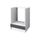 OBI Meuble four L 60 cm - Gris mat