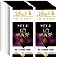 CHOCOLAT EN TABLETTE Lindt Excellence Mild 90%, Chocolat, chocolat noir CHOCOLAT EN TABLETTE Lindt Excellence Mild 90%, Chocolat, chocolat noir