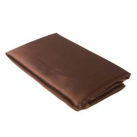 DRAP HOUSSE Drap housse 140x190cm Satin CHOCOLAT DRAP HOUSSE Drap housse 140x190cm Satin CHOCOLAT