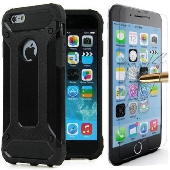 coque iphone 5 et verre tremper noir coque iphone 5 et verre tremper noir