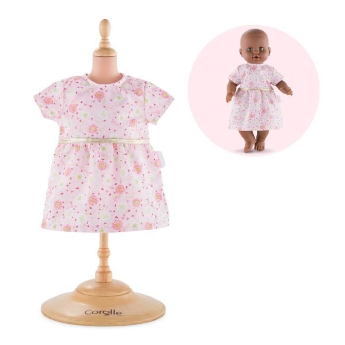 COROLLE Robe rose pour poupon - 36 cm