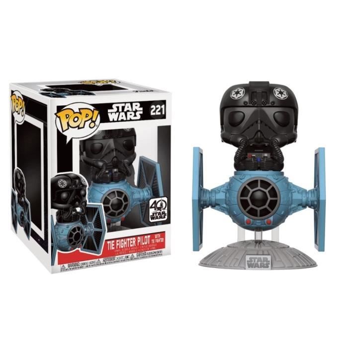 Figurine Funko Pop! Star Wars Deluxe: Pilote TIE Fighter dans TIE Fighter