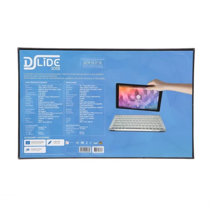  Tablette tactile DSlide 1015 Voyager - Ecran1