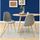 Chaise tissus gris dehoussable