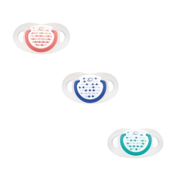 BEBE CONFORT Sucette Dental Safe 18-36 mois x2 - Latex - Coloris mixés Little Valleys