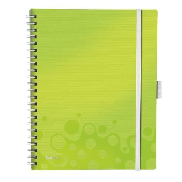 LEITZ Cahier Be Mobile A4 Petits Carreaux Vert