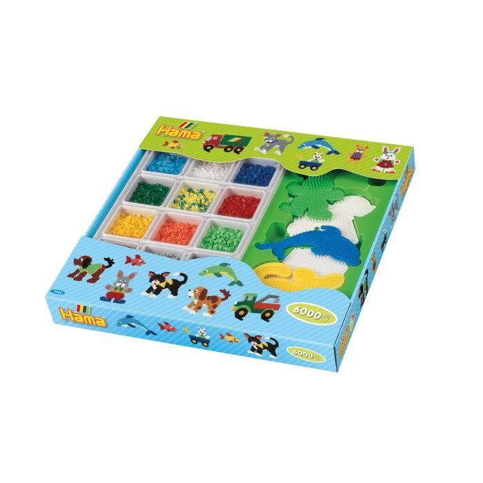 Kit Géant Perles Hama Midi - 6000 perles