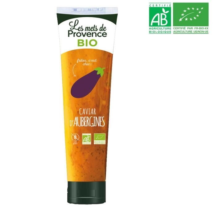 LES METS DE PROVENCE Caviar d'aubergines bio - 100 g