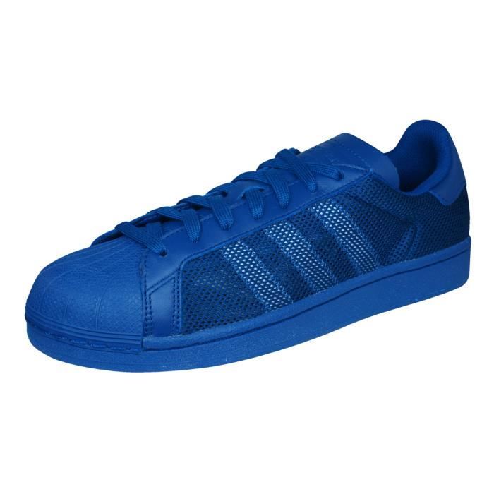 chaussure adidas superstar bleu