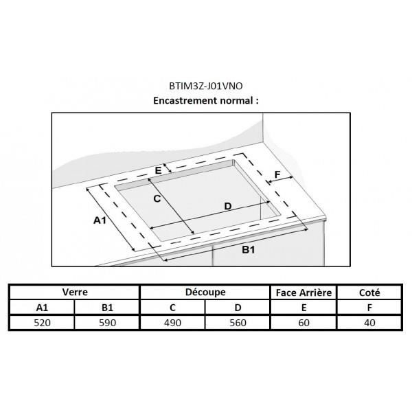 Table de cuisson Induction avec minuterie -  2