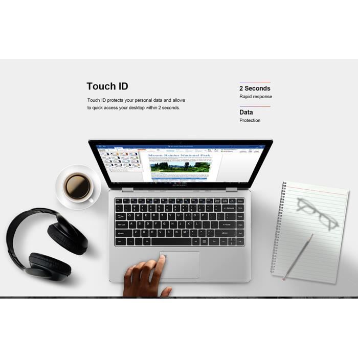 Ordinateur Portable-Teclast F6 Pro Notebook13,32