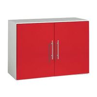 ÉLÉMENTS HAUT TRENDY 1 Meuble haut 2 portes L80 cm Rouge ÉLÉMENTS HAUT TRENDY 1 Meuble haut 2 portes L80 cm Rouge