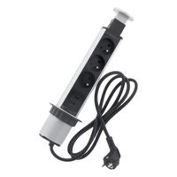 MULTIPRISE OTIO Bloc multiprise escamotable 3 P + 2 USB Syst MULTIPRISE OTIO Bloc multiprise escamotable 3 P + 2 USB Syst