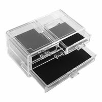 PALETTE DE MAQUILLAGE Boîte de maquillage Mallette de Maquillage transpa PALETTE DE MAQUILLAGE Boîte de maquillage Mallette de Maquillage transpa
