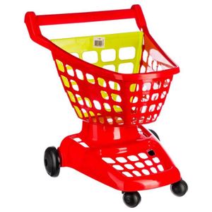 Caddie Miniature Rose Supermarché Enfant - Jeu D'imitation Shopping