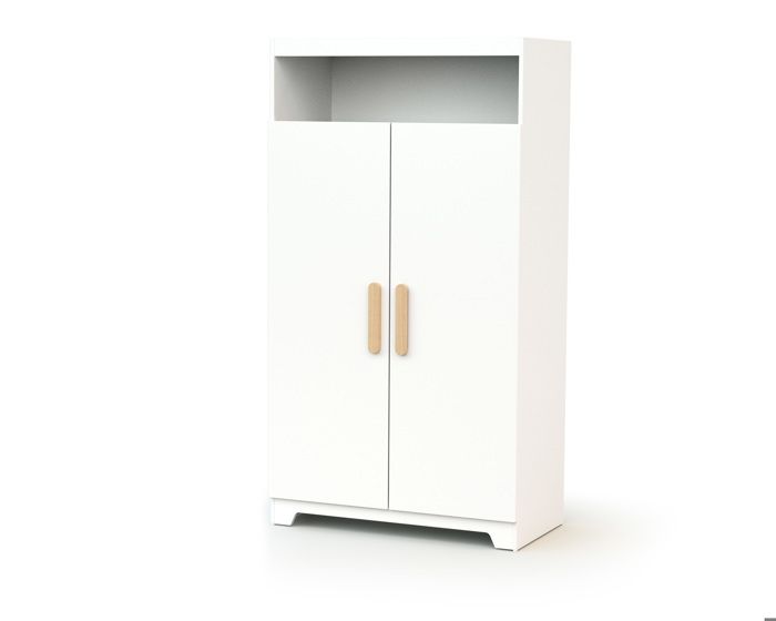 AT4 Armoire Gavroche - Bois et blanc