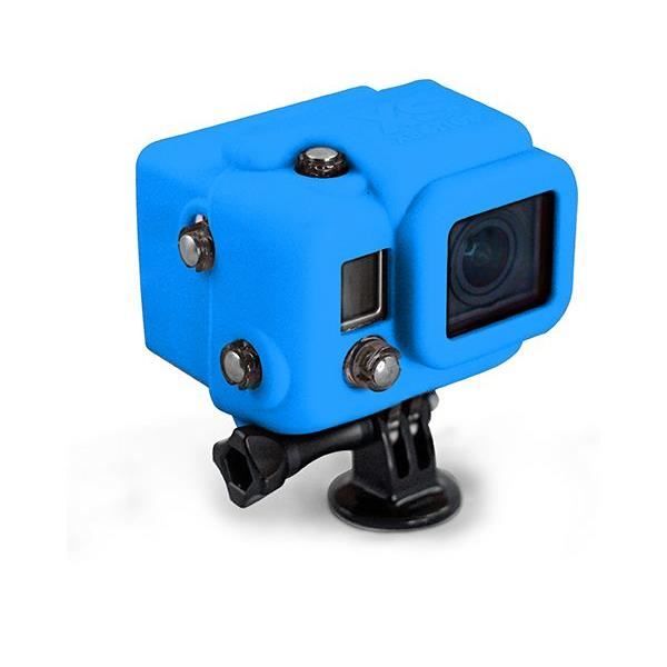 XSORIES Housse en silicone avec Capuche pour Caméra GoPro HD Hero3 - Bleu