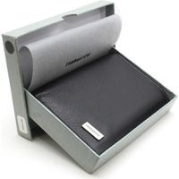 PORTEFEUILLE Portefeuille Homme - Cuir de vachette - Noir PORTEFEUILLE Portefeuille Homme - Cuir de vachette - Noir