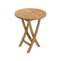 TABLE BASSE Table pliante ronde 60 cm en bois massif Hévéa col TABLE BASSE Table pliante ronde 60 cm en bois massif Hévéa col