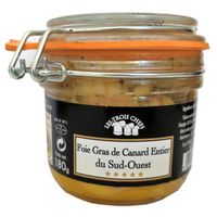 PATÉ - TERRINE Foie Gras Entier de Canard du Sud Ouest - 180 g PATÉ - TERRINE Foie Gras Entier de Canard du Sud Ouest - 180 g