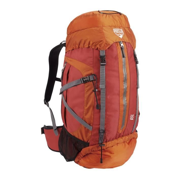 BESTWAY Sac à dos Barrier Peak - 65 Litres - Rouge
