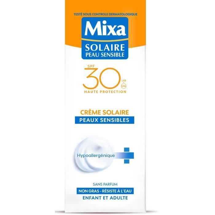 MIXA Creme solaire Peaux Sensibles - SPF 30 - 75 ml