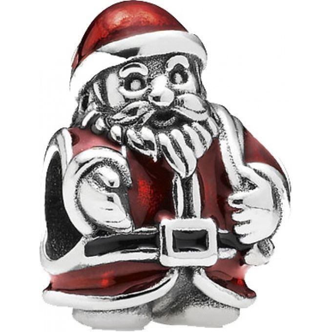 Charm Pandora 791231ENMX - Charm Père Noël Rouge - Achat / Vente charm