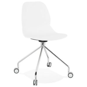 Blanche Cher Roulette Bureau Opkn0w Vente Achat Chaise Pas F3K1lTJc