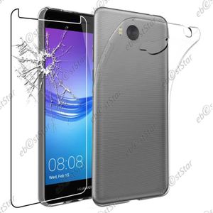coque et verre trempé huawei y6 coque et verre trempé huawei y6