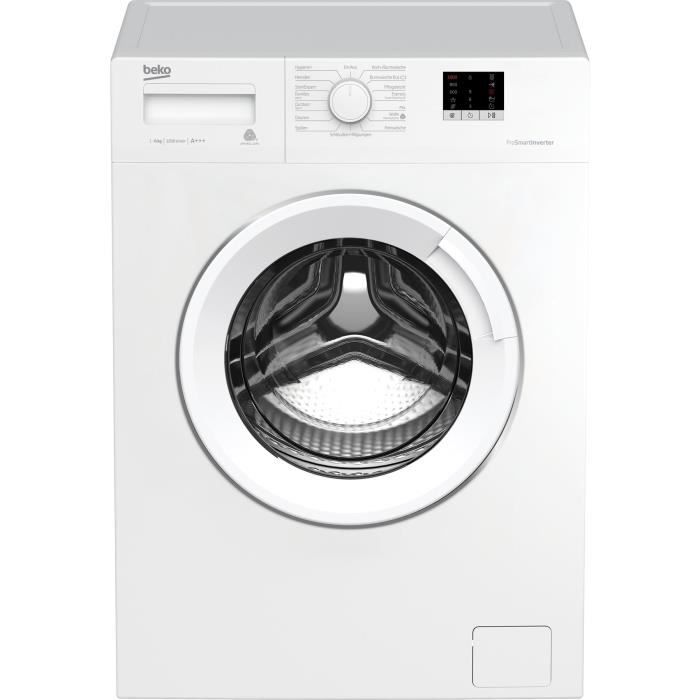 BEKO WMB9144-Lave-linge Frontal-Pose libre-9 kg-A+++-1400 trs / min-Blanc