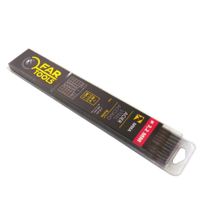 FAR TOOLS Electrode de soudure - Rutile - Ø 3,2 mm - 25 baguettes