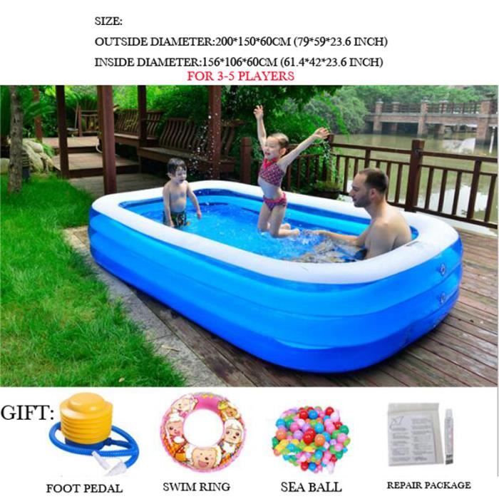piscine gonflable 2 metre
